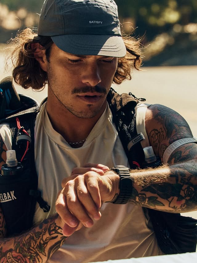 Max with hydration vest